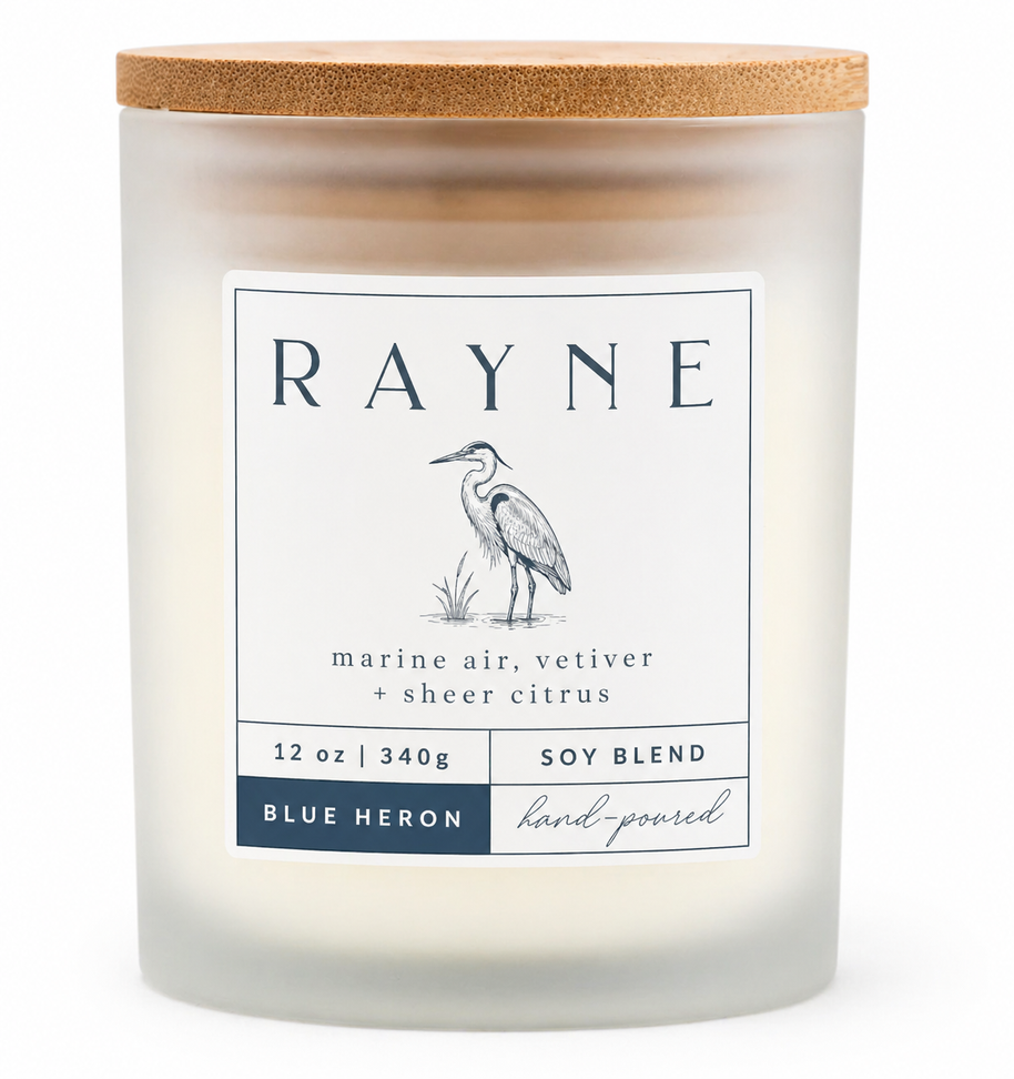 Blue Heron Coconut Soy Blend Candle, 12 oz.