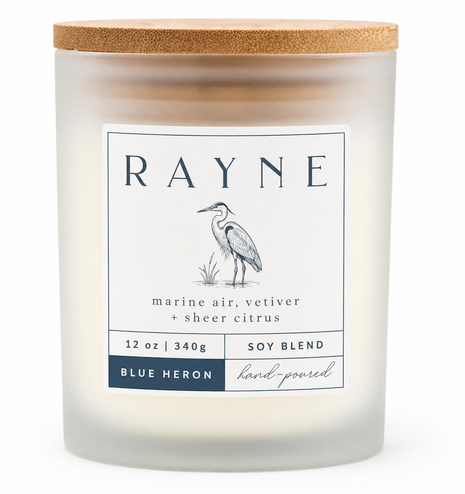 Blue Heron Coconut Soy Blend Candle, 12 oz.