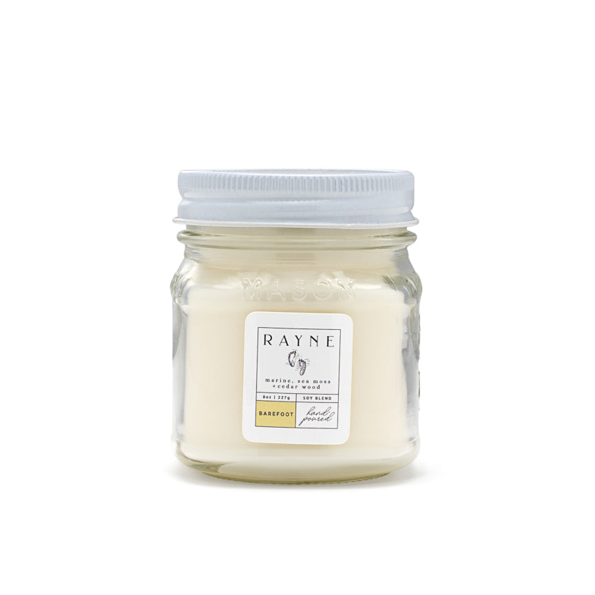 BAREFOOT Coconut Soy Blend Candle, 8 oz.