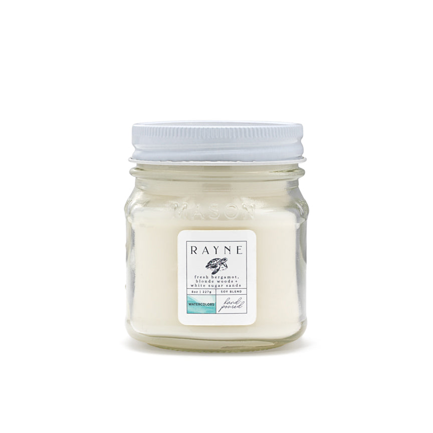 WATERCOLORS Coconut Soy Blend Candle, 8 oz.