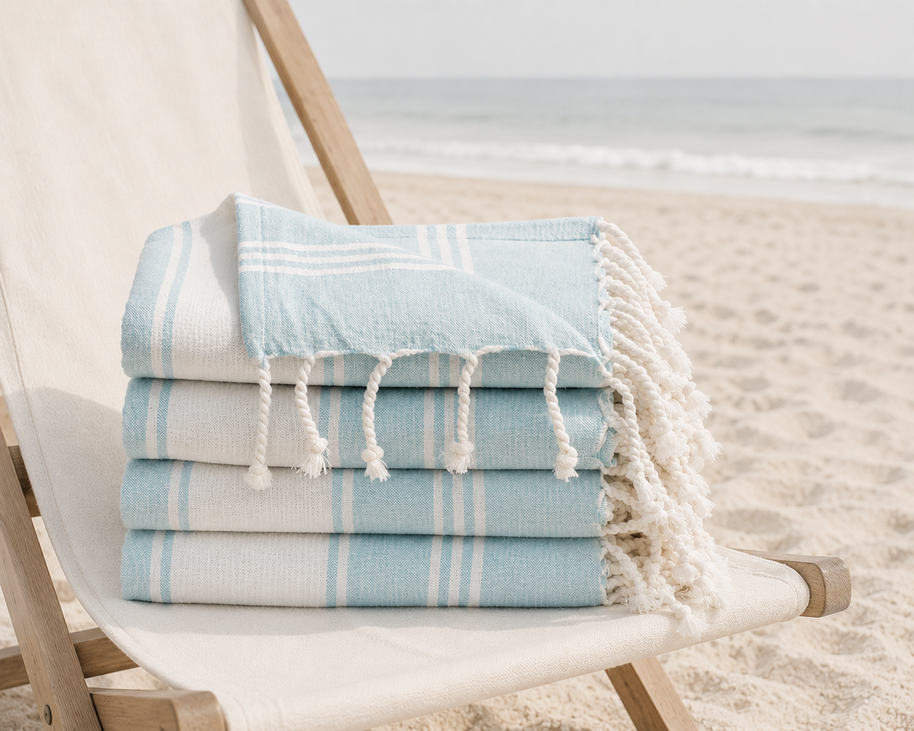 Turkish Beach Towel, 4 pack