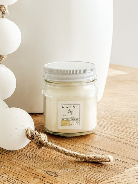 BAREFOOT Coconut Soy Blend Candle, 8 oz.